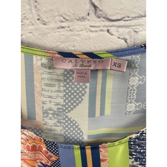 Calypso by St. Barth Patchwork Print Dress XS - Picture 3 of 7